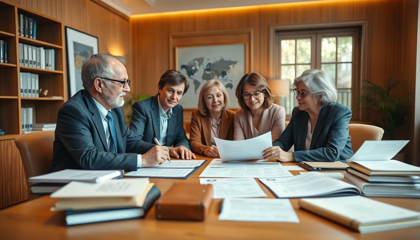 Real estate ownership transfer documents and closing confirmation